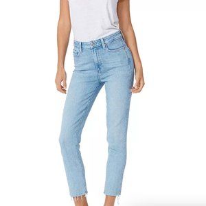 Paige - Cindy High Rise Ankle Straight Jeans - Park Ave. Wash (Size 27)